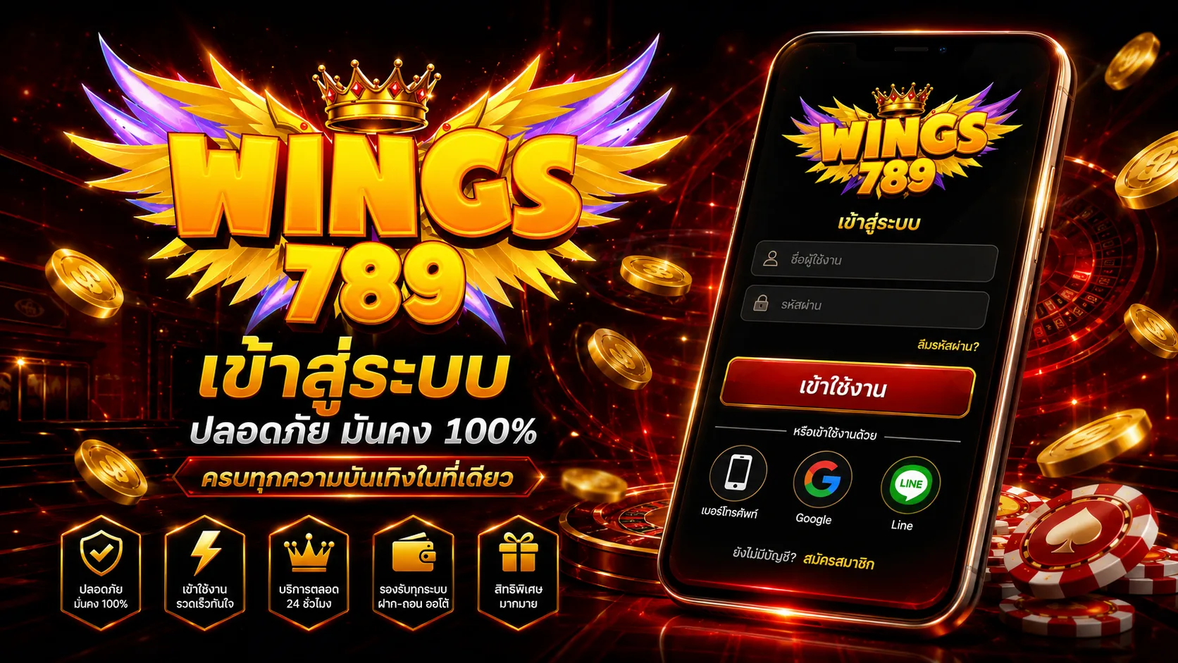 Wing789 เข้าสู่ระบบ ล่าสุด – ทางเข้าเว็บตรงที่อัพเดทตลอดปี 2568